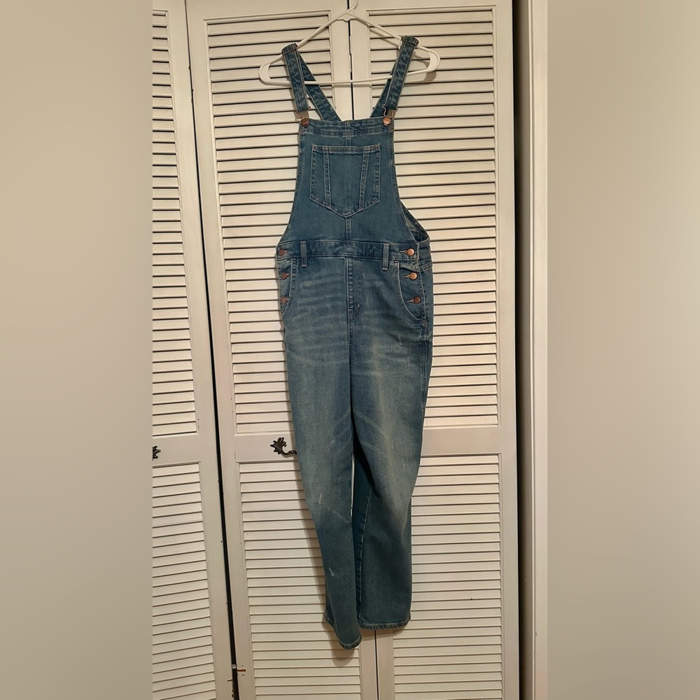 Old Navy Blue Denim Women Jeans Overalls